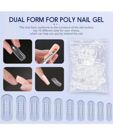 Saviland Poly Gel Slip Solution Kit 120ML - Anti-Stick Liquid with Dual-Ended Brush for Poly Extension Nails - Manicure Starter Kit for DIY Nail Art - Buy Online on GoSupps.com