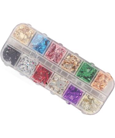 Cute Nail Charms Nail Glitter Charm Ornaments Nail Art Decorations Glitter Accessories for DIY Craft Nail Art Design Manicure Decor - Buy Online on GoSupps.com