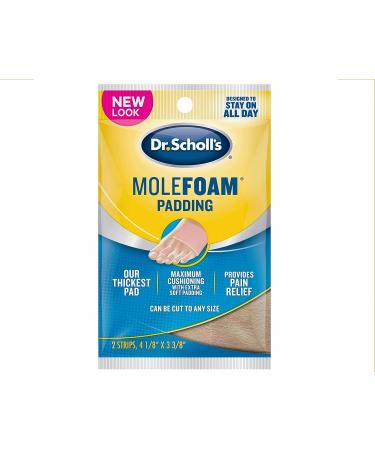 Dr. Scholl's Molefoam Padding 2 Each - Pack of 5 | Comfortable Blister Prevention - Buy Online on GoSupps.com