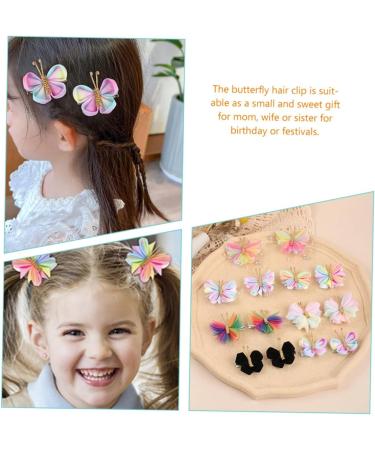 FOMIYES 35 Pairs Mesh Butterfly Hair Accessories Butterfly Hair Clips Hair Barrettes Hair Decorations Cute Hair Clips Hair Clips for Toddlers Manual Hairpin Decorate Child Flannel - Buy Online on GoSupps.com