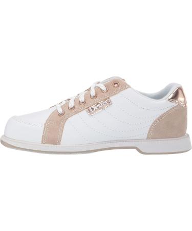 Dexter Groove IV Women's Bowling Shoes - White Nubuck/Rose Gold - Size 8 - Buy Online on GoSupps.com