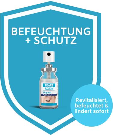 Tears Again XL Eyespray for Dry Eyes - 20ml Preservative-Free Solution for Kids & Adults - Soothing Relief for Tired Burning & Irritated Eyes - Buy Online on GoSupps.com