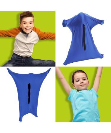 FDMT Sensory Sock for Kids -Exploration Body Sock for Body Balance & Coordination Skills -Durable Lightweight & Breathable 4-Way Spandex Fiber Sensory Sock (85 x 67CM - 2 to 4 Years Old) Extra Small Blue - Buy Online on GoSupps.com