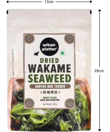  Urban Platter Urban Platter Wakame Seaweed 100g Low Fat Protein Source High Fiber  - Buy Online on GoSupps.com