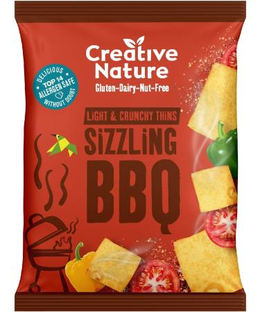 Creative Nature Savoury Snacks | BBQ Flavour Vegan Snacks | Healthy Gluten Free Snack Bags | Free From Top 14 Allergens | 20 x 20g 20 g (Pack of 20) - Buy Online on GoSupps.com
