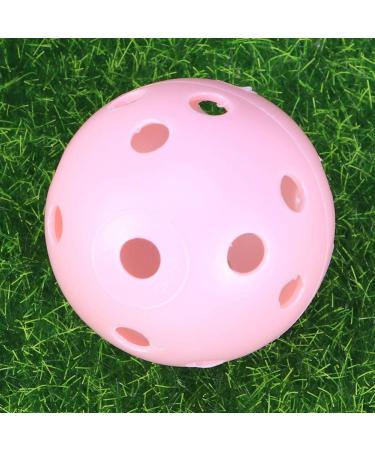 6pcs Abaodam Pink Plastic Golf Training Balls for Swing & Putting Practice - Buy Online on GoSupps.com