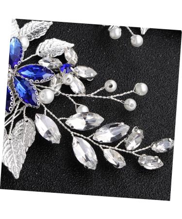 DOITOOL 1pc Hair Barrettes for Women Bridal Hair Comb Pearl Wedding Comb Crystal Hair Comb Combs for Women Flower Hair Comb Tiara Accessories Bride European and American - Buy Online on GoSupps.com