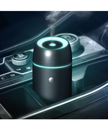 Earnest live essential oil diffusors car air freshener for essential oils of air freshen car aromatherapy diffusor 100ml with timer night light and car off function USB portable black gift