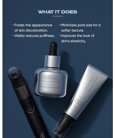 Buttah Skin Sterling Silver Kit - Everlasting Retinol Oil Awakening Eye Cream & Face Wand for Radiant Beauty | International Shipping Available - Buy Online on GoSupps.com