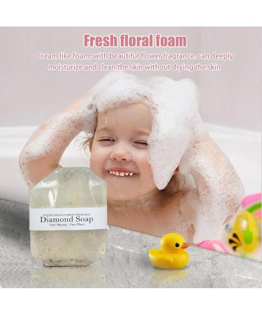Savon fait la main en forme de pierre pr cieuse savon aux pierres pr cieuses Barres de savon faites la main avec feuille d or - Hydratant nettoyant savon parfum aide adoucir la peau - Buy Online on GoSupps.com