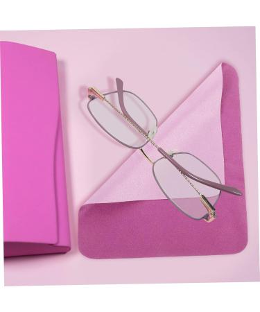 20pcs Purple Glasses Cleaning Cloth - Premium Electronics & Lens Wipes for Glasses TV & Screens - 18x15cm Fiber Cloth - Buy Online on GoSupps.com