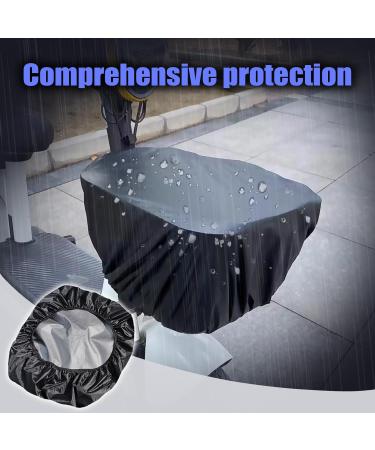 Premium Waterproof Helmet Cover Set - 4-Piece Reflective Rain Protection for Bicycles | Universal Fit with Basket & Saddle Covers - Buy Online on GoSupps.com