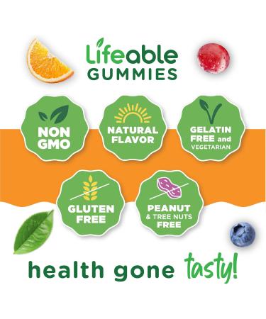 Lifeable Cranberry Gummies for Women | 25000 mg Equivalency | Great Tasting Cranberry Supplement | for Urinary Tract Health Bladder & Kidney Support | Vegan and Non GMO Cranberries | 60 Count - Buy Online on GoSupps.com