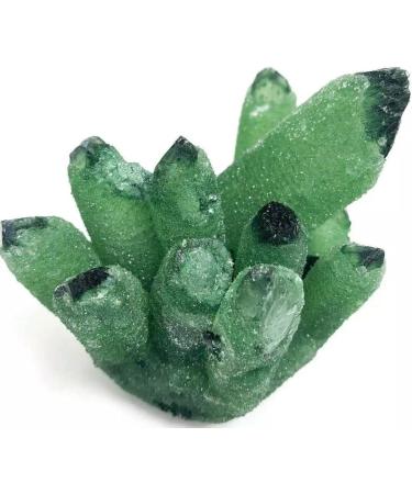 Natural Green Phantom Quartz Crystal Cluster Gemstone Geode 300g-700g 1pc Suitable for Furniture Decoration (Color : OneColor Size : 1PC 300G-380G) 1PC 300G-380G Onecolor - Buy Online on GoSupps.com