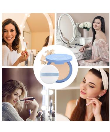 Pressed powder setting powder Matte Oil Control Face Powder Silky Matte Light Beauty Powder Makeup Face Powder Matte Oil Control Nude Makeup Pressed Powder Foundation - Buy Online on GoSupps.com