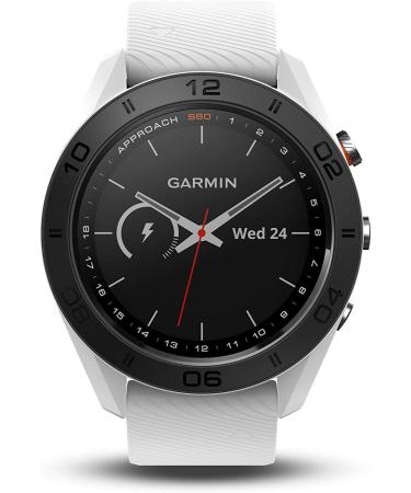 Garmin Approach S60 Premium GPS Golf Watch - White Silicone Band - Buy Online on GoSupps.com
