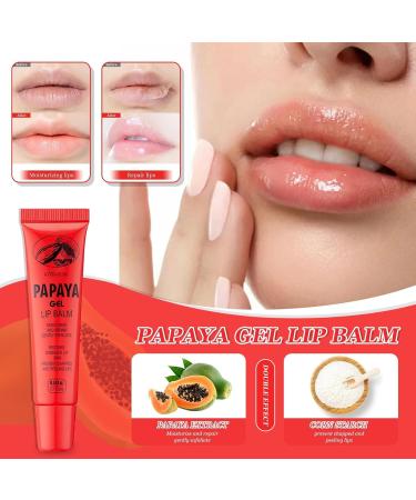 Lezehea 2pack Papaya Ointment Papaya Gel Lip Balm Papaya Ointment Lip Balm for Men & Women Papaya Balm Moisturizing & Repairing Removes Dead Skin & Brightens Lips - Buy Online on GoSupps.com