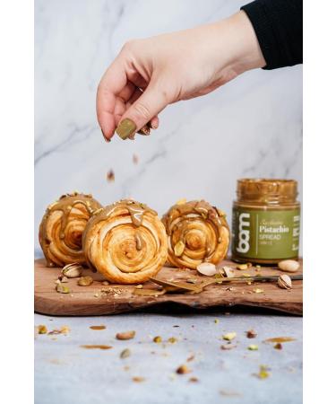 BAM Spreads - Smooth & Creamy Pistachio Paste | 200g | No Palm Oil | Perfect for Desserts | International Shipping - Buy Online on GoSupps.com