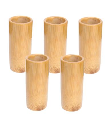 Healifty 5-part cupping and care accessories Face set Wood massage tools Face-suction and vauum-up bamboo-cup accessories bamboo cutting for too