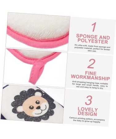 Buy Minkissy Cartoon Pattern Bath Sponge - 10 Pcs Water Absorbent Baby Bath Balls - Perfect for Kids & Adults - Fast International Shipping - Buy Online on GoSupps.com