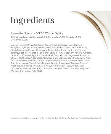 Murad Superactive Wrinkle-Fighting Moisturizer SPF 50 - Bio-Retinoid Ultra Sheer Facial Sunscreen Gently Targets Fine Lines and Wrinkles With Aging Protection From UVB/UVA - 1.7Fl Oz - Buy Online on GoSupps.com