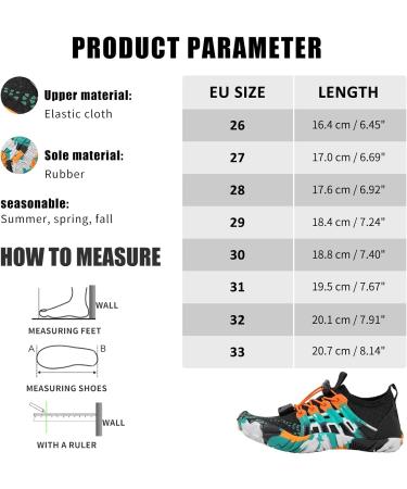 Shop Bathing Shoes for Kids Slipproof Water Shoes for Boys & Girls | Aqua Shoes for Beach Pool & Surf Size 26 EU - Buy Online on GoSupps.com