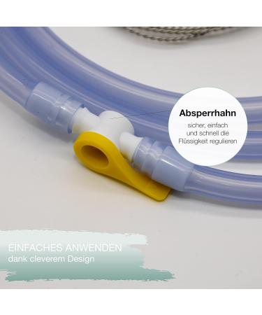 Ebenthal Vital Replacement Hose for Intestinal Inlet Set 2m | BPA-Free Silicone Hose for Enemas & Intestinal Cleaning - Buy Online on GoSupps.com