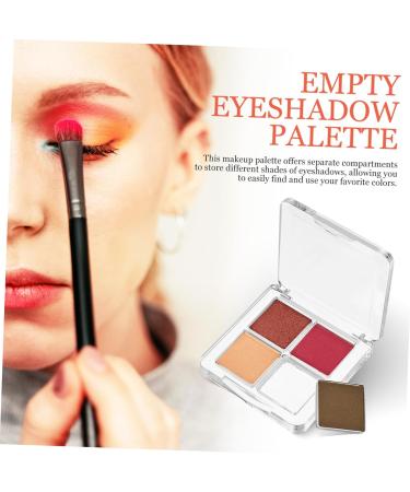 Beavorty 6 Pcs Transparent Square Eye Shadow Box Empty Eyeshadow Pallet Empty Eyeshadow Containers Plastic - Buy Online on GoSupps.com