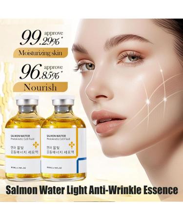 S rum anti-rides au saumon Essence l g re anti-rides au saumon Hydrate et nourrit la peau Raffermit et lisse Convient tous les types de peau 1pc - Buy Online on GoSupps.com