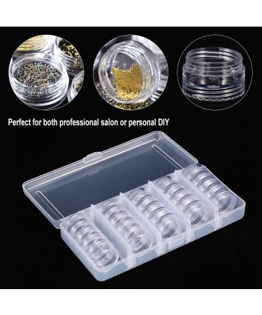 Buy Nail Art Storage Box - 25 Pieces Sequins Glitter Accessories Organizer for Studios & Home | International Shipping - Buy Online on GoSupps.com