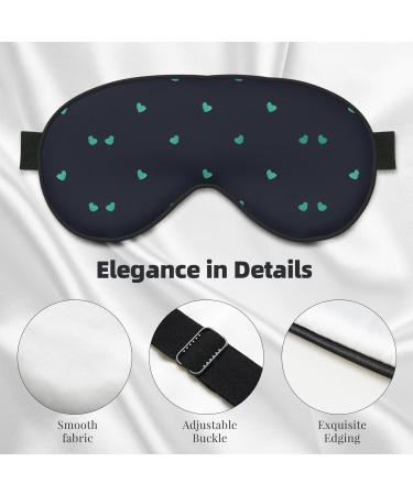 Lovely Blue Eye Mask - Soft Adjustable Comfortable Sleeping Mask for Men & Women - Buy Online on GoSupps.com