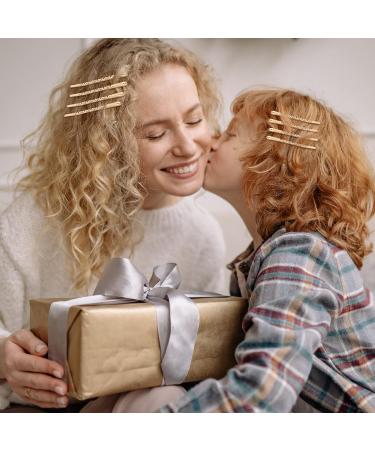 100 Pcs Gold Bobby Pins - Metal Twist Hair Clips for Women's Thick Long Updo Hair Style - Buy Online on GoSupps.com