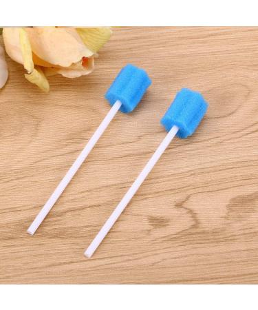Healifty 100pcs Disposable Mouth Sponge Swabs for Oral Care and Tooth Cleaning - Blue - Buy Online on GoSupps.com