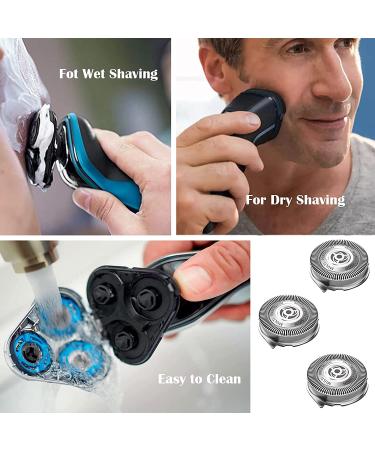 SH50/52 Replacement Heads for Philips Norelco Series 5000 - 3 Pack Blades for S5xxx, AquaTouch, and PowerTouch Series with Brush - Compatible with PT8xx PT7xx Models - Buy Online on GoSupps.com