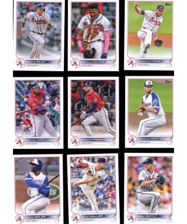 Atlanta Braves 2022 Topps Complete Mint Hand Collated 25 Card Team Set Featuring Ronald Acuna and Austin Riley Plus Rookie Cards and Others - Buy Online on GoSupps.com