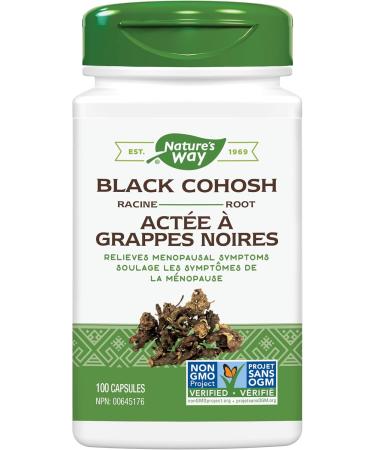 Nature's Way Black Cohosh Root Herbal Supplement to Help Relieve Menstruation & Menopause Symptoms Non-GMO 100 Vegetarian Capsules for Women & Red Clover Blossoms Health Supplement 100 Count SUPPLEMENT + SUPPLEMENT 033674104361 - Buy Online on GoSupps.com