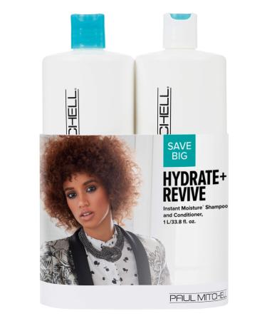 Paul Mitchell Hydrate + Revive Instant Moisture Liter Duo