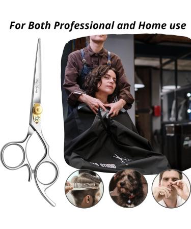 Hair Cutting Scissors Haircut Shears Professional Barber Hair Trimming Razor Edge Scissor Japanese Stainless Steel 6.5 inch for Hairdressing Home Salon - Buy Online on GoSupps.com
