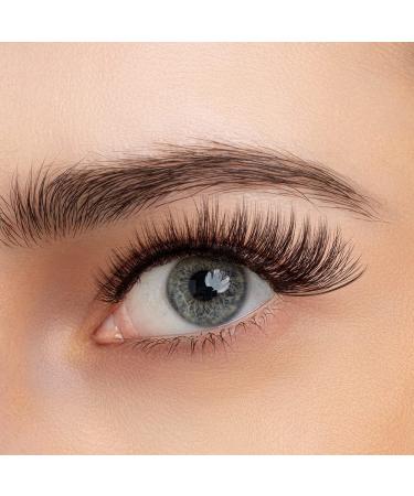 Beyelian C Curl Cluster Eyelashes - 48 PCs 0.07mm 16mm Individual DIY Extensions | Super Thin Black Band - Buy Online on GoSupps.com