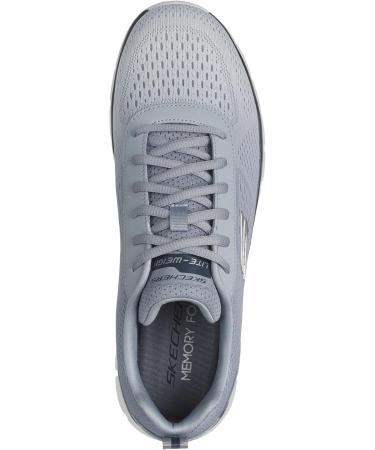 Skechers Men's Track Ripkent Sneaker - Light Grey Mesh - Size 42 EU - International Shipping Available - Buy Online on GoSupps.com
