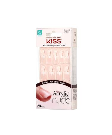 KISS Salon Acrylic Nude 28 Nails 3 Pack - 28 Count - Buy Online on GoSupps.com