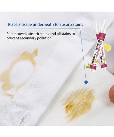 North sea Stain Removal Pen | 10ml Fabric Stain Remover | Instant Travel Stain Remover Pen Wash Free Laundry Clean Pen Portable Bleach Pen for Clothing - Buy Online on GoSupps.com