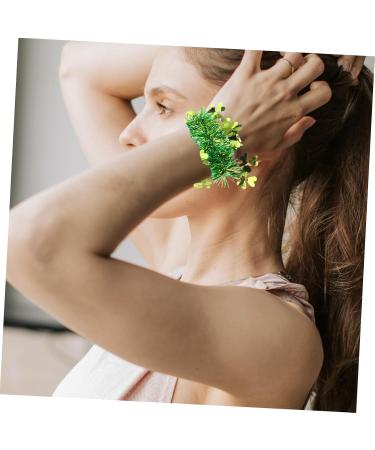 LIFKOME 1 Set Irish Festival Decoration Green Headband Green Shamrock Headband for Girl Green Shamrock Wristbands Cute Headband Green Shamrock Hair Accessories Festival Headband - Buy Online on GoSupps.com