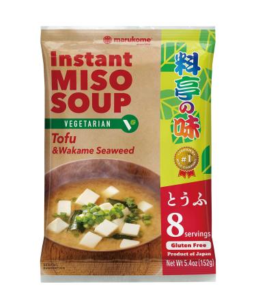 MARUKOME - Instant Miso Soup Vegetarian Tofu - 1 X 152 GR