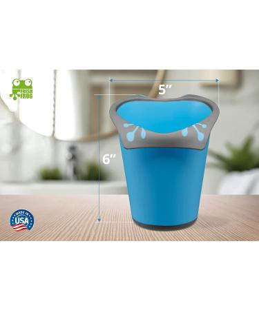 FRESH FROG Cascada Rinse Cup - Tear-Free Waterfall Rinser - Made in USA (Blue) - Buy Online on GoSupps.com