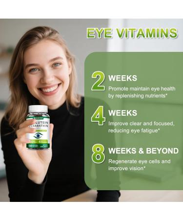 Lutein and Zeaxanthin Supplement-Eye Vitamins 150 Softgels 20mg Lutein & 4mg Zeaxanthin with Vitamins C E Zinc Copper for Blue Light Protection Eye Health Support 5 Months Supply 150 Count (Pack of 1) - Buy Online on GoSupps.com