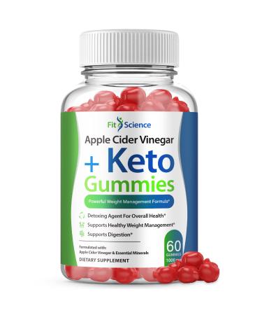 Fit Science Apple Cider Vinegar Keto Gummies Fit Science ACV Keto Gummies Plus (60 Gummies)