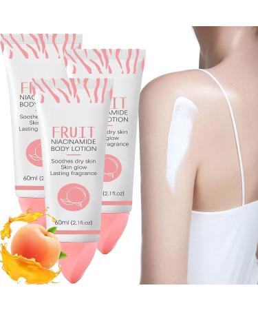 EXQST Gmeelan Peach Niacinamide Body Lotion Peach Niacinamide Body Lotion Long-lasting Moisturizing and Whitening Skin Care Products