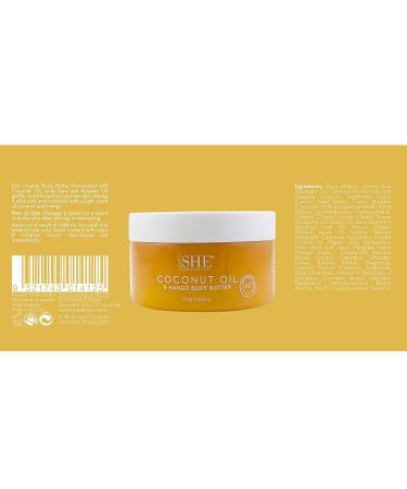 Om She Aromatherapy Coconut & Mango Body Butter - Hydrating and Nourishing - Buy Online on GoSupps.com