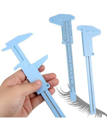 5-Piece Eyebrow Measuring & Mapping Tool Set - Mini Vernier Caliper, Sliding Gauge Ruler for Microblading & Makeup Artists - Fresh Colors - Buy Online on GoSupps.com